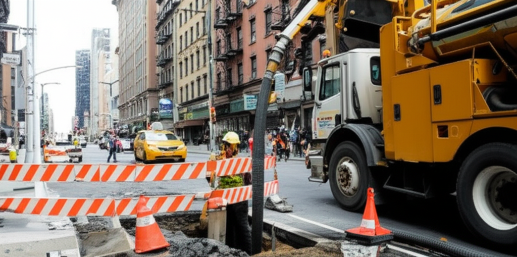 Hydrovac truck repair service in New York