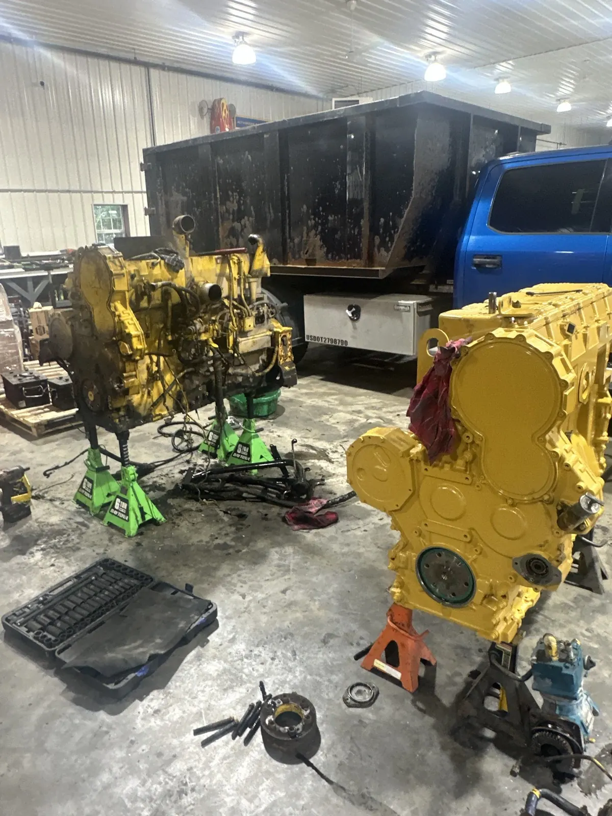 Diesel engine repair for hydrovac trucks